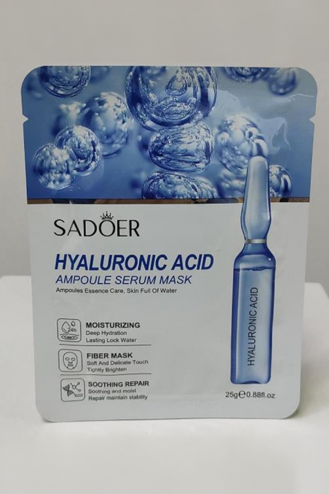 Маска за лице SADOER Serum Mask HIALURONIC ACIDIVET.BG - Твоят онлайн бутик.