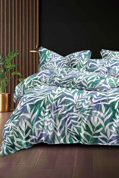 Спален комплект MUNELFA 200x220 cm памук - 4 части, Цвят: многоцветен, IVET.BG - Твоят онлайн бутик.