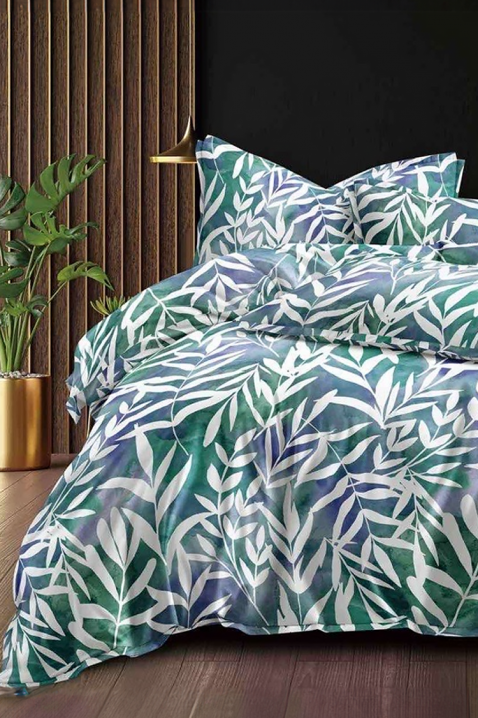 Спален комплект MUNELFA 200x220 cm памук - 4 части, Цвят: многоцветен, IVET.BG - Твоят онлайн бутик.