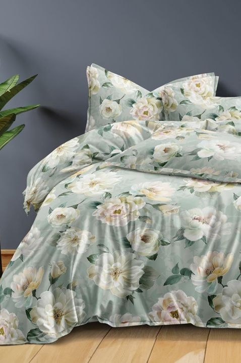 Спален комплект MENTILGA 200x220 cm памук - 4 части, Цвят: многоцветен, IVET.BG - Твоят онлайн бутик.