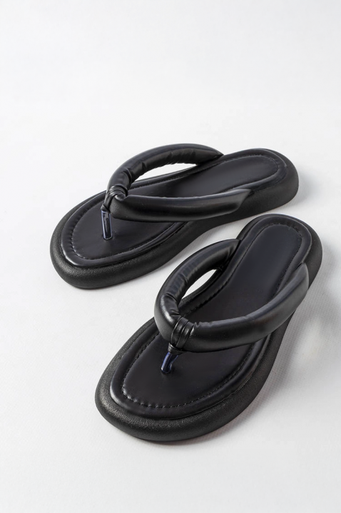 Дамски чехли USBERZA BLACK, Цвят: черен, IVET.BG - Твоят онлайн бутик.