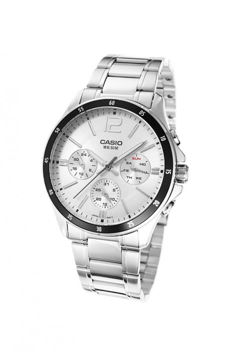 Мъжки часовник CASIO MTP-1374D-7AVDF, Цвят: сребърен, IVET.BG - Твоят онлайн бутик.