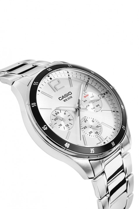 Мъжки часовник CASIO MTP-1374D-7AVDF, Цвят: сребърен, IVET.BG - Твоят онлайн бутик.
