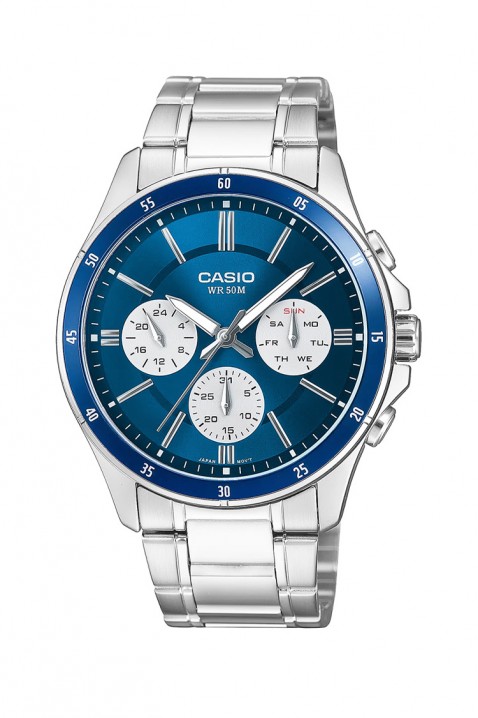 Мъжки часовник CASIO MTP-1374D-2A3VDF, Цвят: сребърен, IVET.BG - Твоят онлайн бутик.