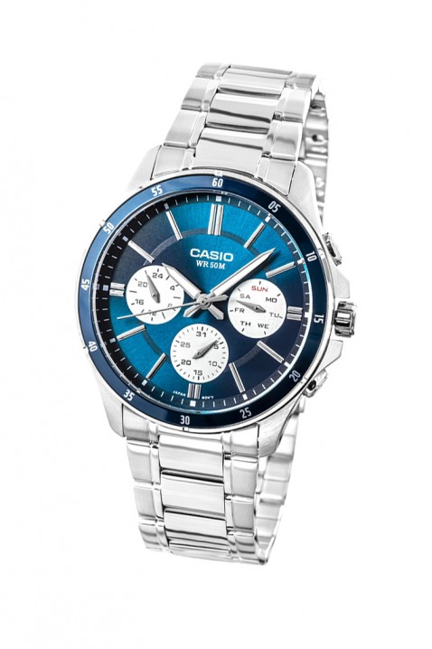 Мъжки часовник CASIO MTP-1374D-2A3VDF, Цвят: сребърен, IVET.BG - Твоят онлайн бутик.