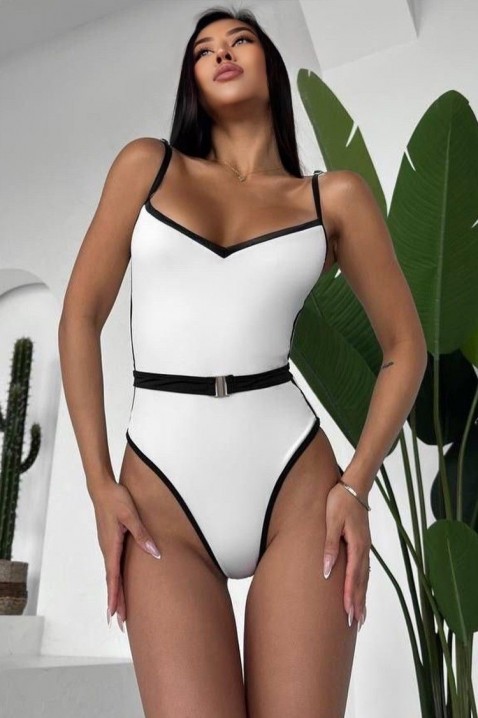 Цял бански GABROLFA WHITE, Цвят: бял, IVET.BG - Твоят онлайн бутик.