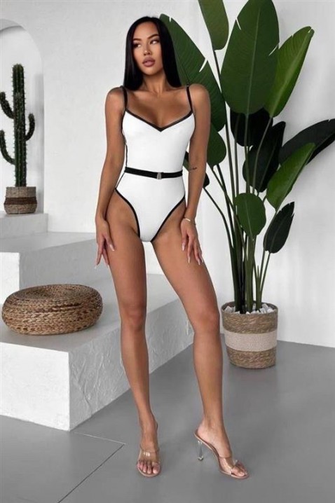 Цял бански GABROLFA WHITE, Цвят: бял, IVET.BG - Твоят онлайн бутик.