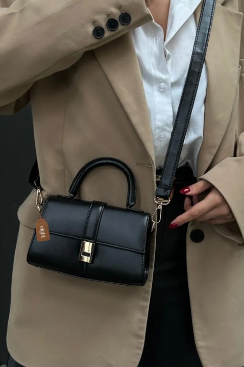 Дамска чанта BRUDEFA BLACK, Цвят: черен, IVET.BG - Твоят онлайн бутик.