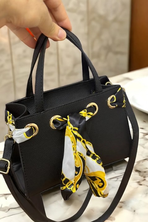 Дамска чанта MOLVETA BLACK, Цвят: черен, IVET.BG - Твоят онлайн бутик.