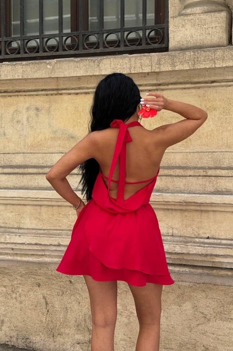 Рокля BELZIRVA RED, Цвят: червен, IVET.BG - Твоят онлайн бутик.