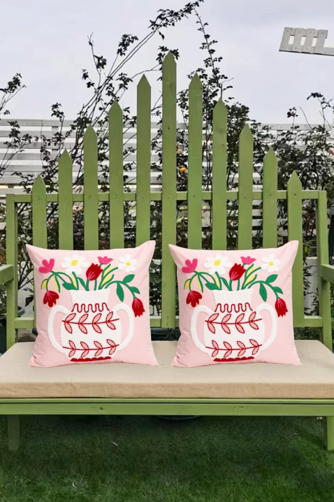 Калъфка за възглавница GRIOGENA 40х40 cm, Цвят: розов, IVET.BG - Твоят онлайн бутик.