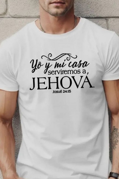 Мъжка тениска MELFOZO WHITE, Цвят: бял, IVET.BG - Твоят онлайн бутик.