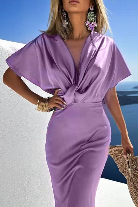 Рокля ENZOLRA PURPLE, Цвят: лилав, IVET.BG - Твоят онлайн бутик.