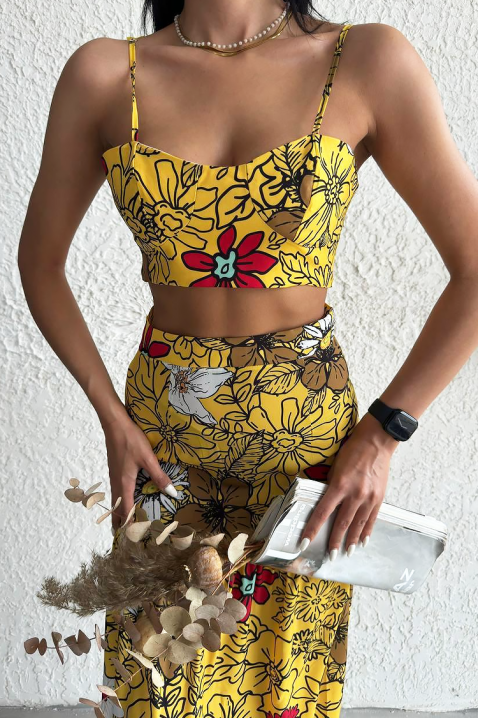 Комплект URVILVA YELLOW, Цвят: жълт, IVET.BG - Твоят онлайн бутик.