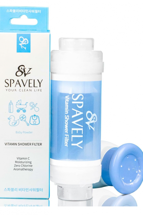 Филтър за душ SPAVELY BABY POWDER с бебешка пудраIVET.BG - Твоят онлайн бутик.