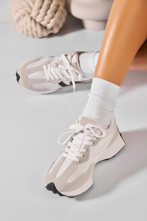 Дамски маратонки HETOLZA BEIGE, Цвят: беж, IVET.BG - Твоят онлайн бутик.