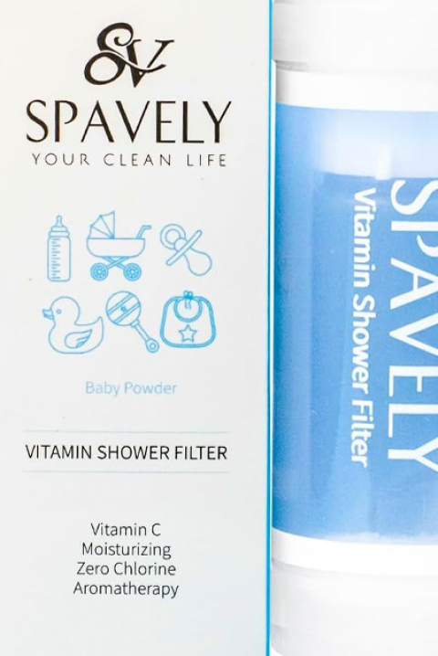 Филтър за душ SPAVELY BABY POWDER с бебешка пудраIVET.BG - Твоят онлайн бутик.