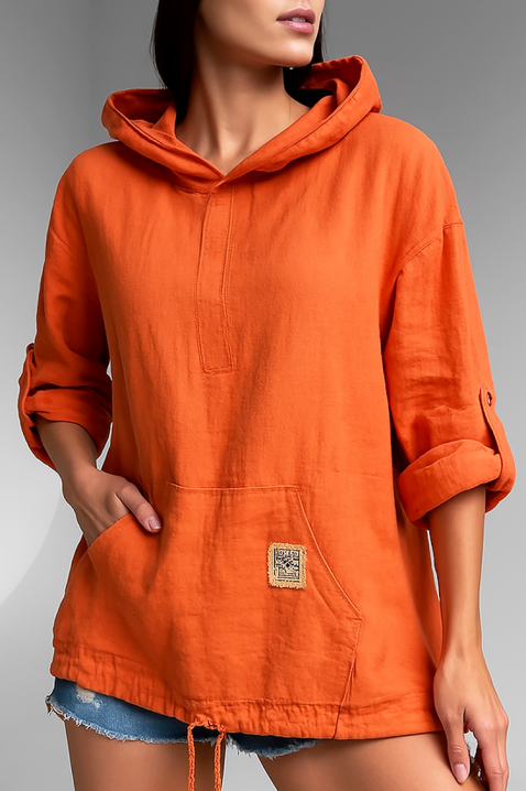 Суичър ERMISANA ORANGE, Цвят: оранжев, IVET.BG - Твоят онлайн бутик.