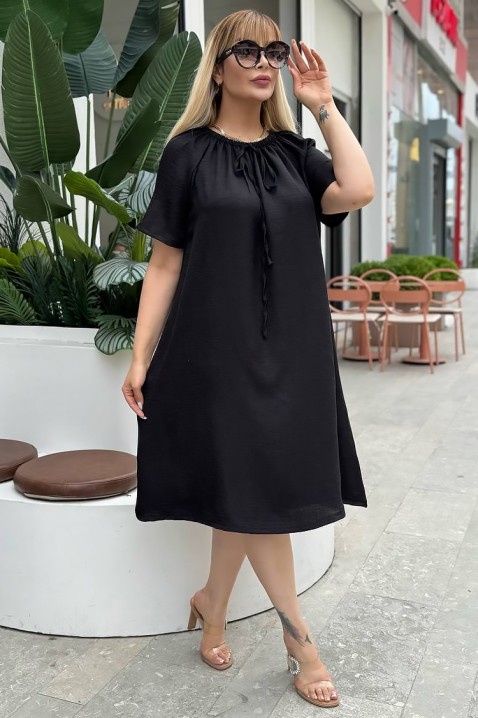 Рокля ELEGANSA, Цвят: черен, IVET.BG - Твоят онлайн бутик.