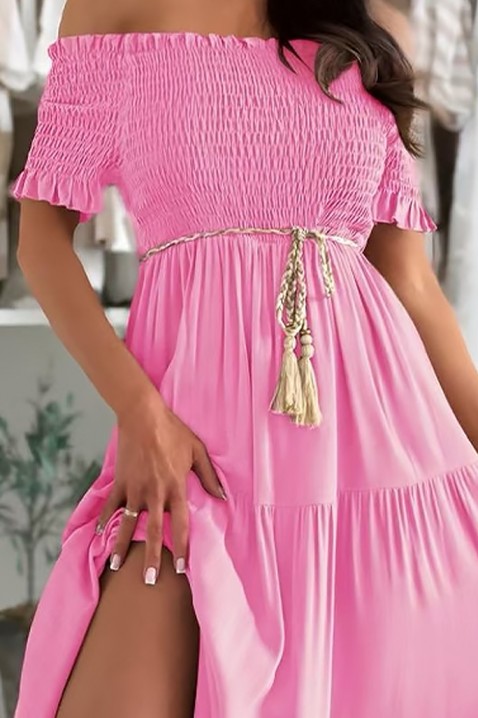 Рокля BLAGANA PINK, Цвят: розов, IVET.BG - Твоят онлайн бутик.