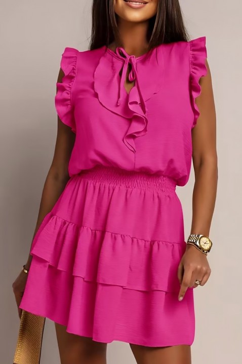 Рокля UNIKUMA FUCHSIA, Цвят: фуксия, IVET.BG - Твоят онлайн бутик.