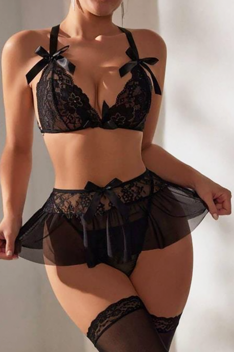 Комплект бельо BELIONA BLACK, Цвят: черен, IVET.BG - Твоят онлайн бутик.