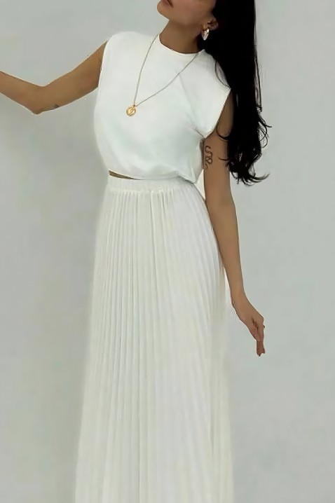Комплект ANELINA, Цвят: бял, IVET.BG - Твоят онлайн бутик.