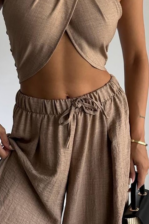 Комплект ASMEROLA BEIGE, Цвят: тъмнобежово, IVET.BG - Твоят онлайн бутик.