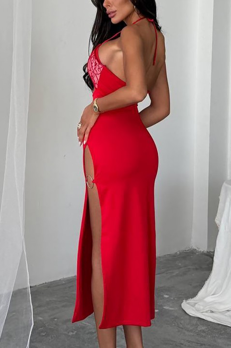 Рокля ESMIDRA RED, Цвят: червен, IVET.BG - Твоят онлайн бутик.