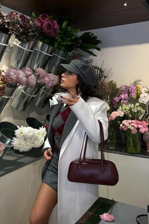 Чанта ZEMERZA BORDO, Цвят: бордо, IVET.BG - Твоят онлайн бутик.