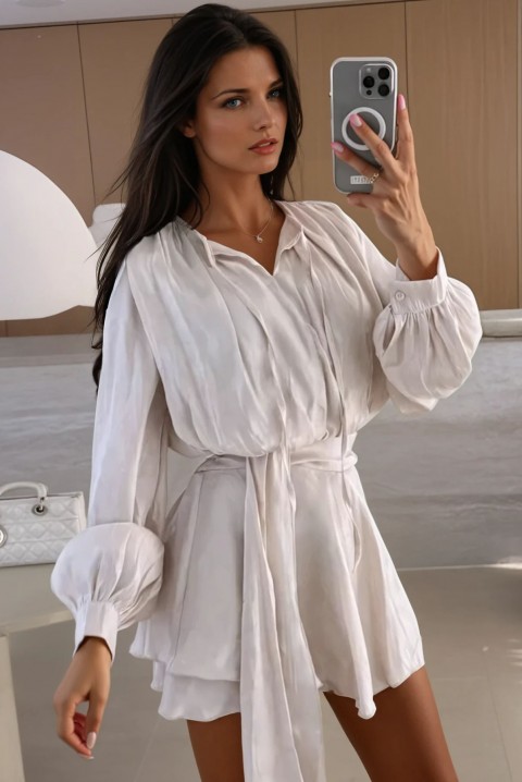 Рокля MERLONVA ECRU, Цвят: екрю, IVET.BG - Твоят онлайн бутик.