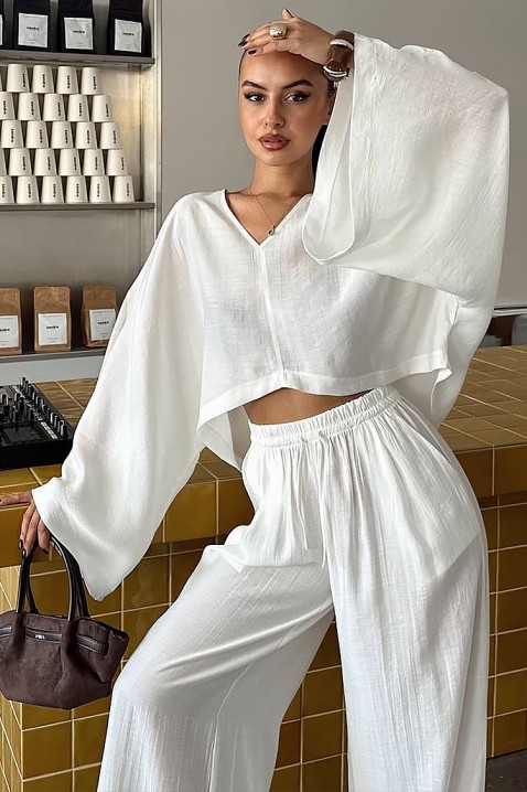Комплект VORLENZA WHITE, Цвят: бял, IVET.BG - Твоят онлайн бутик.