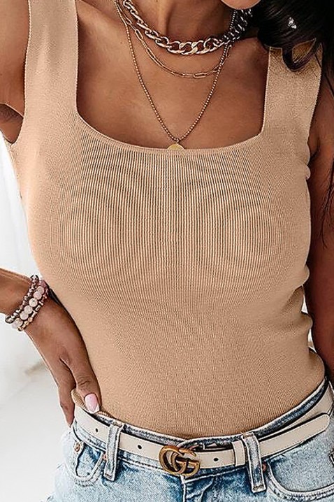 Топ TLIVERSA BEIGE, Цвят: беж, IVET.BG - Твоят онлайн бутик.