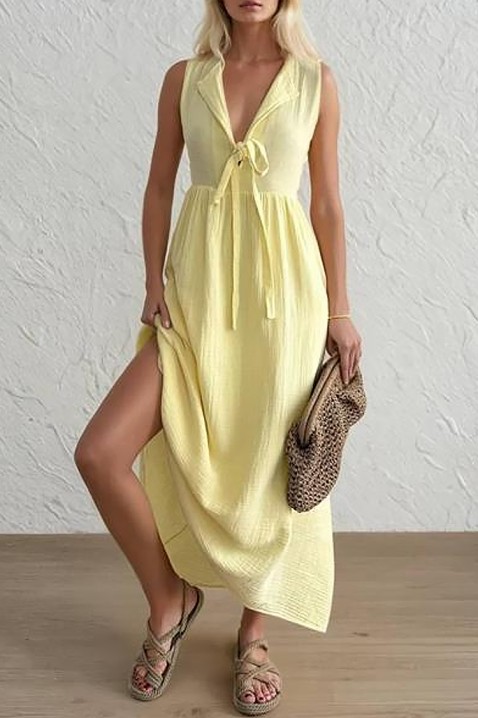Рокля GURDANA YELLOW, Цвят: жълт, IVET.BG - Твоят онлайн бутик.