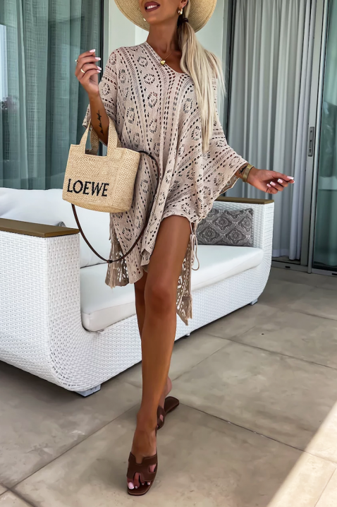 Плажна туника LERINZA BEIGE, Цвят: беж, IVET.BG - Твоят онлайн бутик.