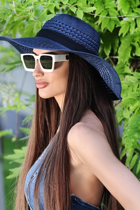 Шапка IDILIYA BLUE, Цвят: син, IVET.BG - Твоят онлайн бутик.