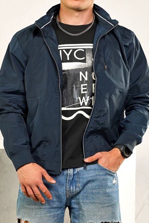 Мъжко яке RONOM NAVY, Цвят: тъмносин, IVET.BG - Твоят онлайн бутик.