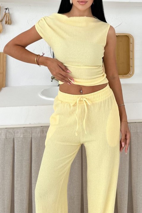 Комплект FRALINDA YELLOW, Цвят: жълт, IVET.BG - Твоят онлайн бутик.