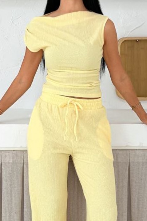 Комплект FRALINDA YELLOW, Цвят: жълт, IVET.BG - Твоят онлайн бутик.