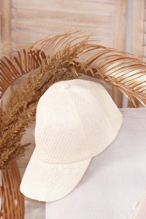 Шапка SHAPINANA WHITE, Цвят: бял, IVET.BG - Твоят онлайн бутик.