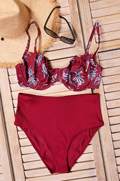 Бански TORVELZA, Цвят: червен, IVET.BG - Твоят онлайн бутик.