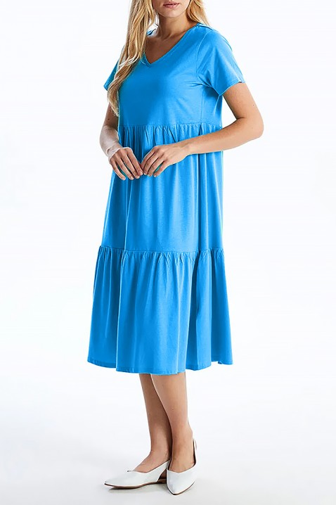 Рокля UMERGA BLUE, Цвят: син, IVET.BG - Твоят онлайн бутик.