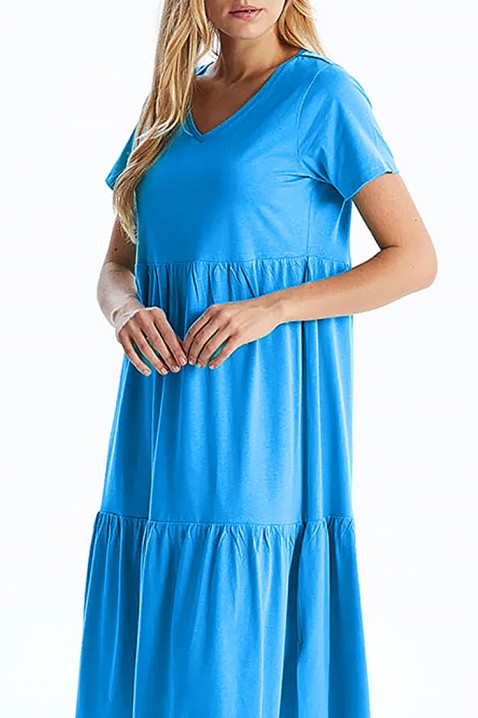 Рокля UMERGA BLUE, Цвят: син, IVET.BG - Твоят онлайн бутик.