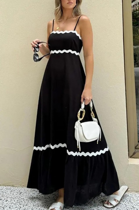 Рокля XIORESA BLACK, Цвят: черен, IVET.BG - Твоят онлайн бутик.