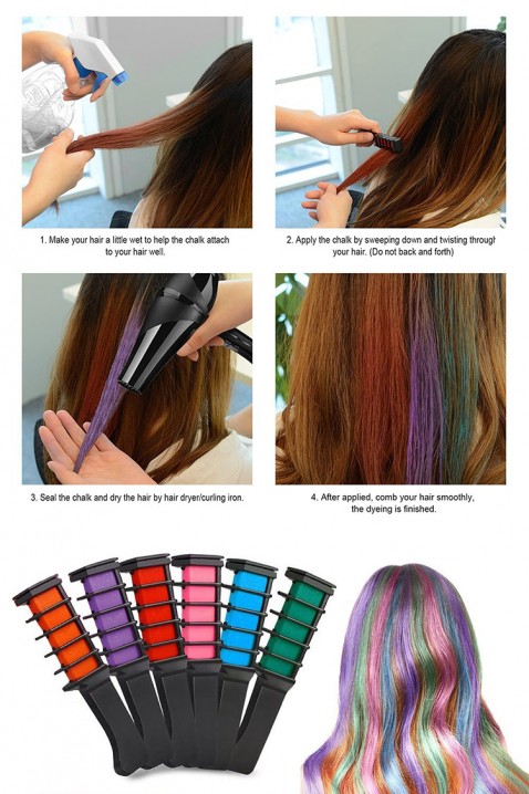 Тебешир за коса CHROMINA PURPLE, Цвят: лилав, IVET.BG - Твоят онлайн бутик.
