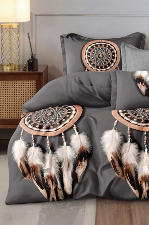 Спален комплект EMORILDA 200x220 cm памук - 4 части, Цвят: многоцветен, IVET.BG - Твоят онлайн бутик.