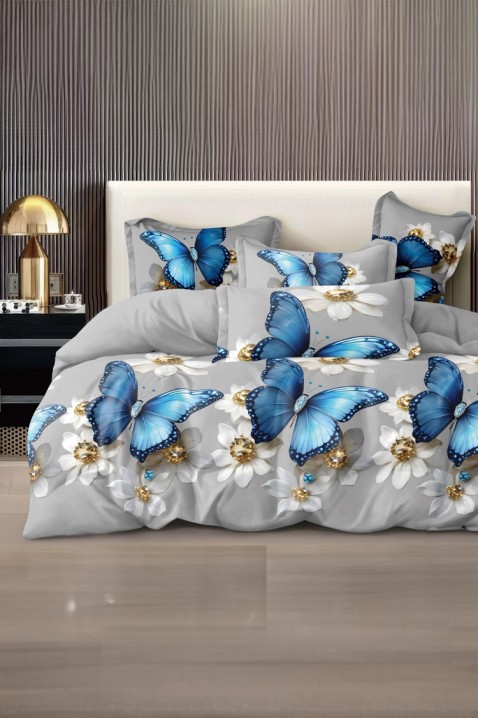 Спален комплект BRISENA 200x220 cm памук - 4 части, Цвят: многоцветен, IVET.BG - Твоят онлайн бутик.