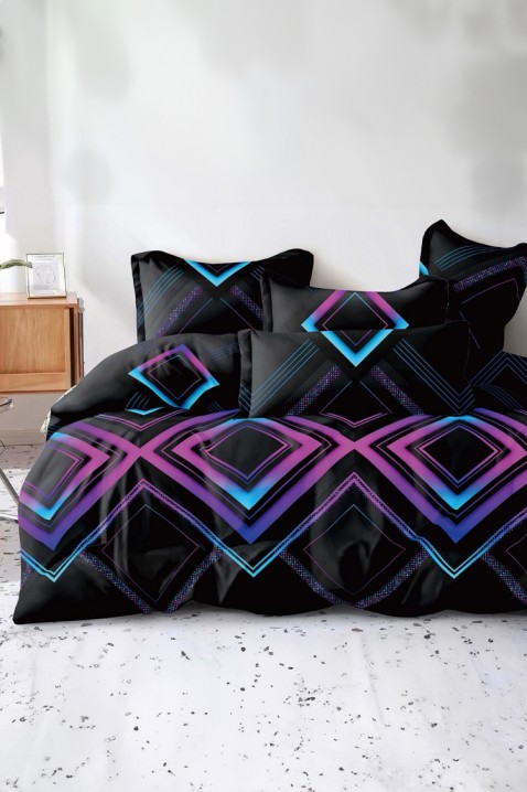 Спален комплект DORIMEA 200x220 cm памук - 4 части, Цвят: многоцветен, IVET.BG - Твоят онлайн бутик.