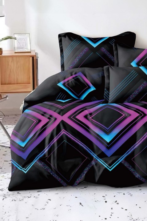 Спален комплект DORIMEA 200x220 cm памук - 4 части, Цвят: многоцветен, IVET.BG - Твоят онлайн бутик.