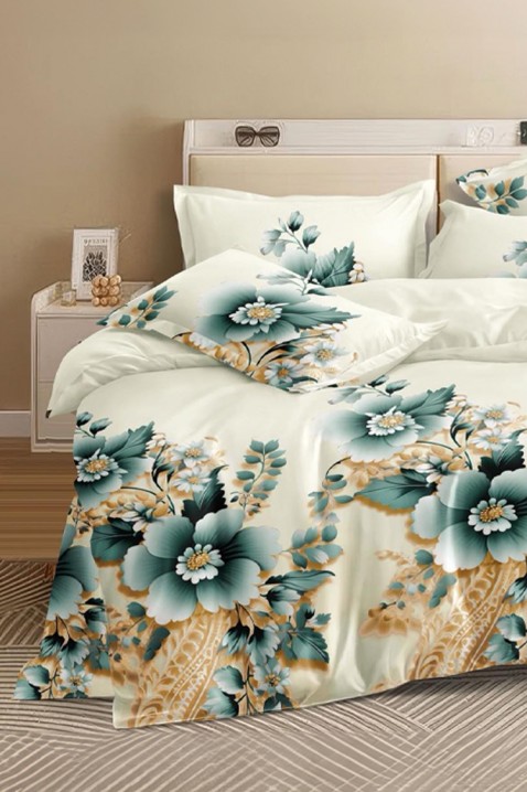 Спален комплект THORELIA 200x220 cm памук - 4 части, Цвят: многоцветен, IVET.BG - Твоят онлайн бутик.